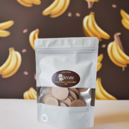 Galletas de helado de chocolate y plátano