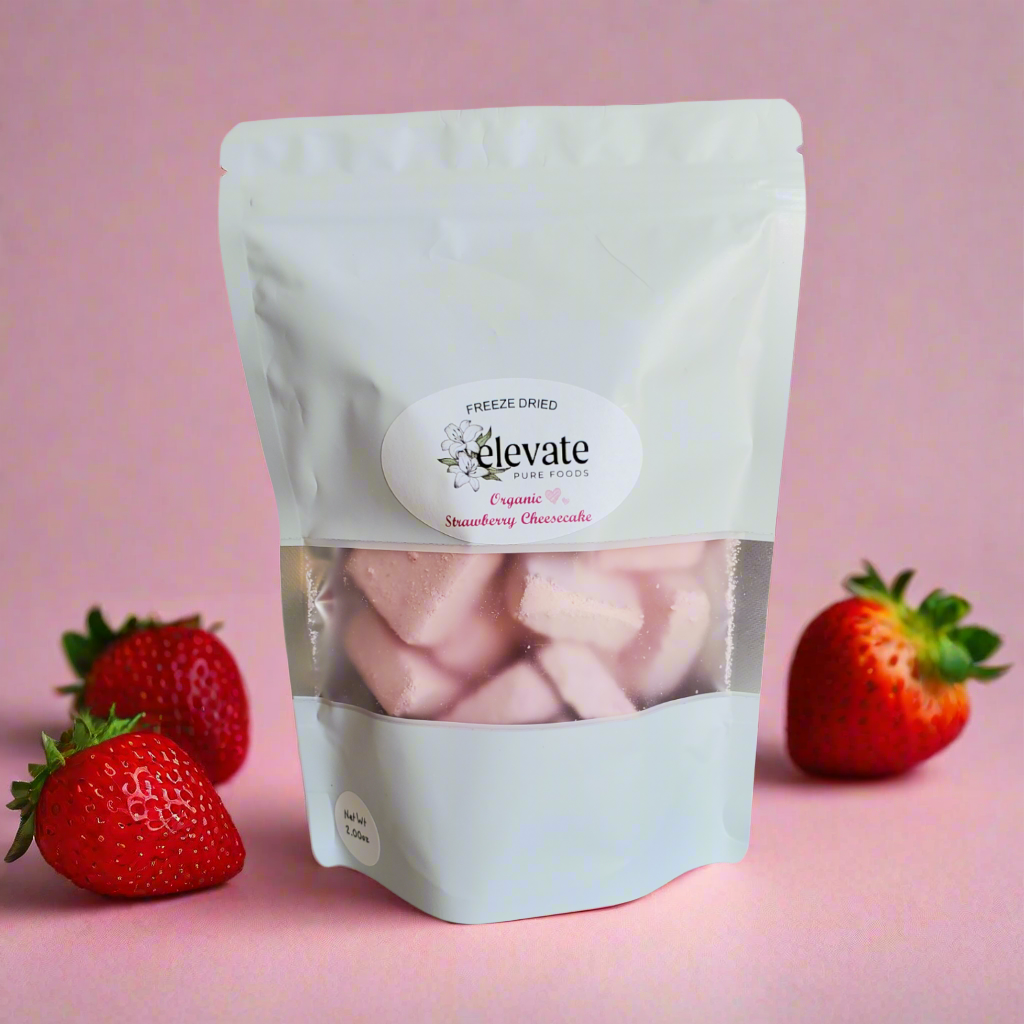 Organic Freeze Dried Strawberry Cheesecake Snack