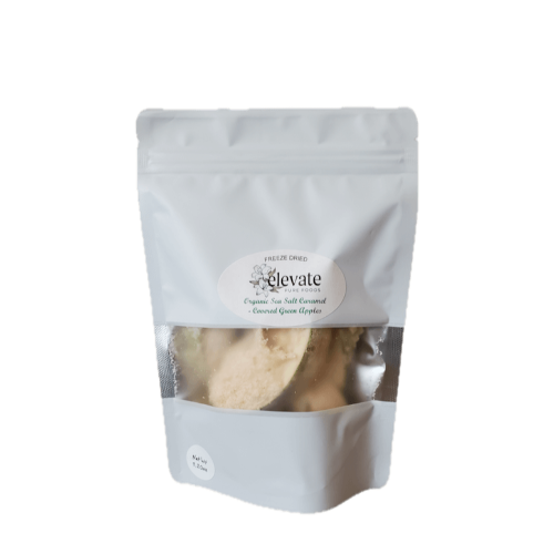 Organic Freeze Dried Sea Salt Caramel Covered Green Apple Snack