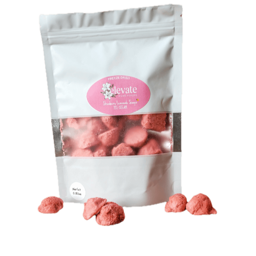 Bolas de limonada de fresa orgánica