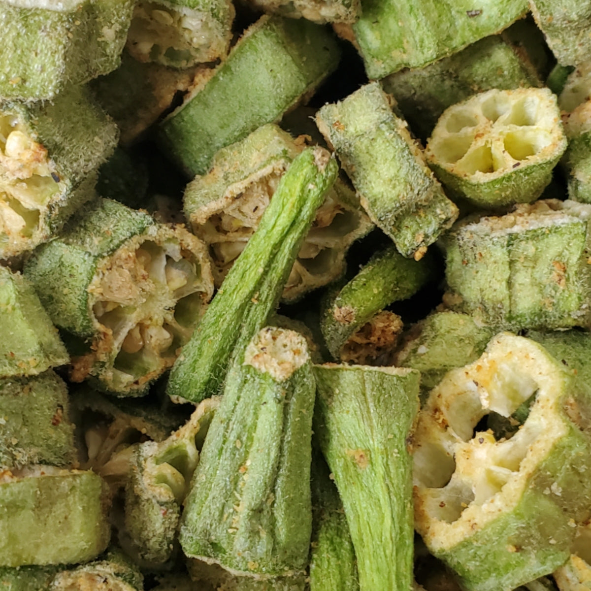 Organic Seasoned Okra