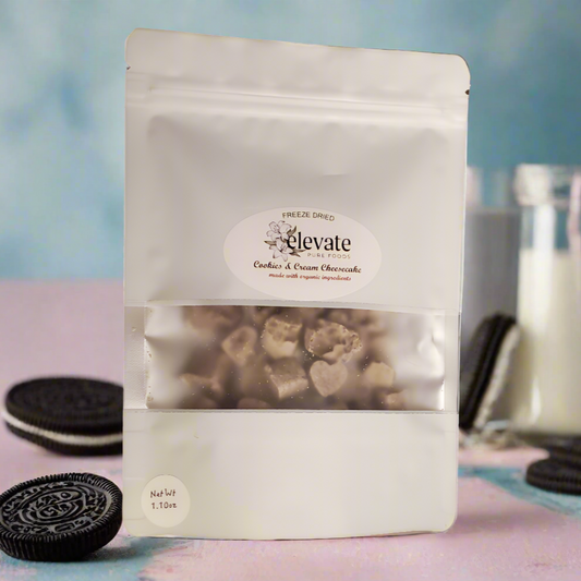 Freeze Dried Cookies and Cream Cheesecake Snack